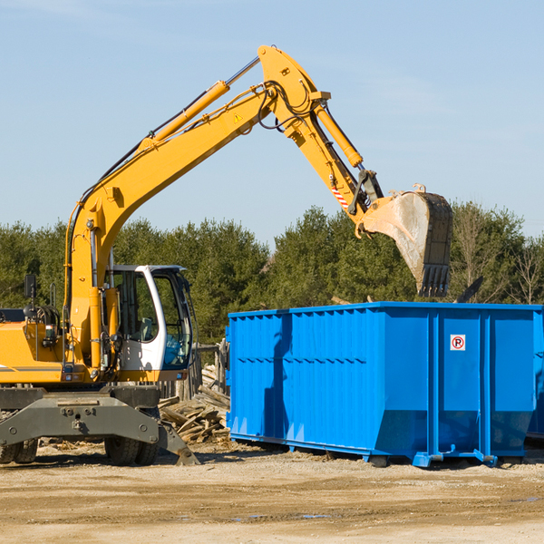 are there any restrictions on where a residential dumpster can be placed in Dunnville KY